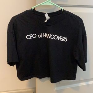 Barstool Sports CEO of Hangovers Crop Top